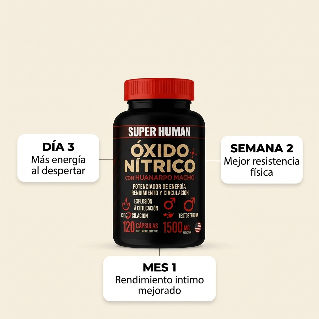 Óxido Nítrico | Más Energía y Rendimiento Masculino