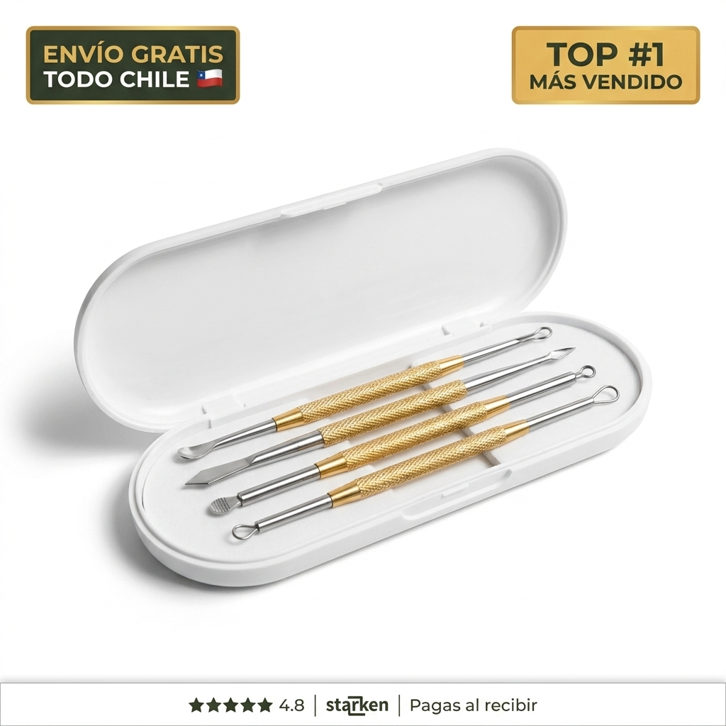 Kit Extractor Puntos Negros – Herramientas Acero Profesional