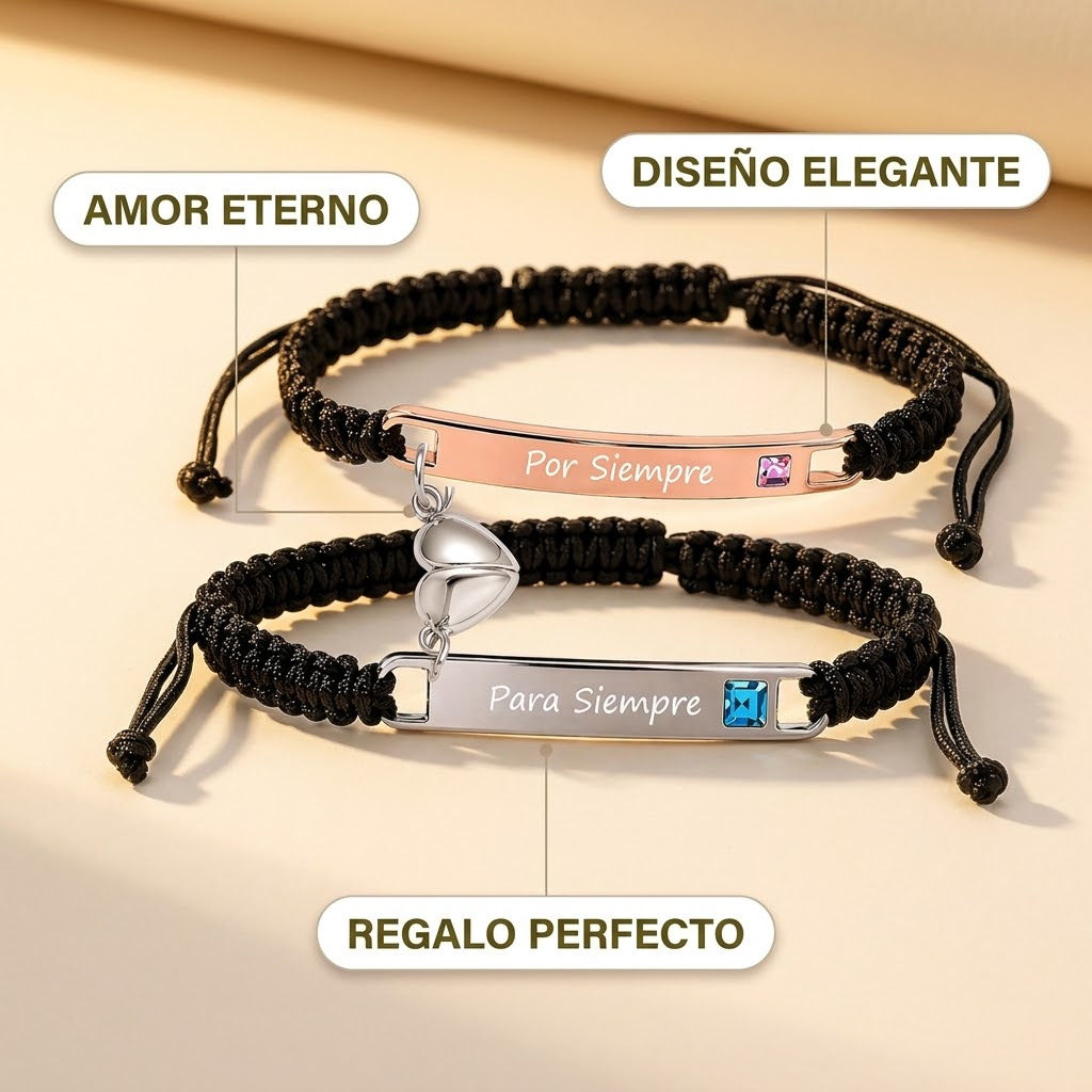 Pulseras Por Siempre y Para Siempre – Amor Que No Se Rompe