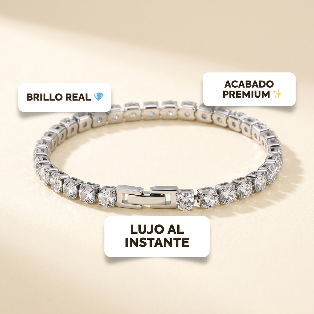Pulsera Diamond Glow – El Brillo Que Todos Notan