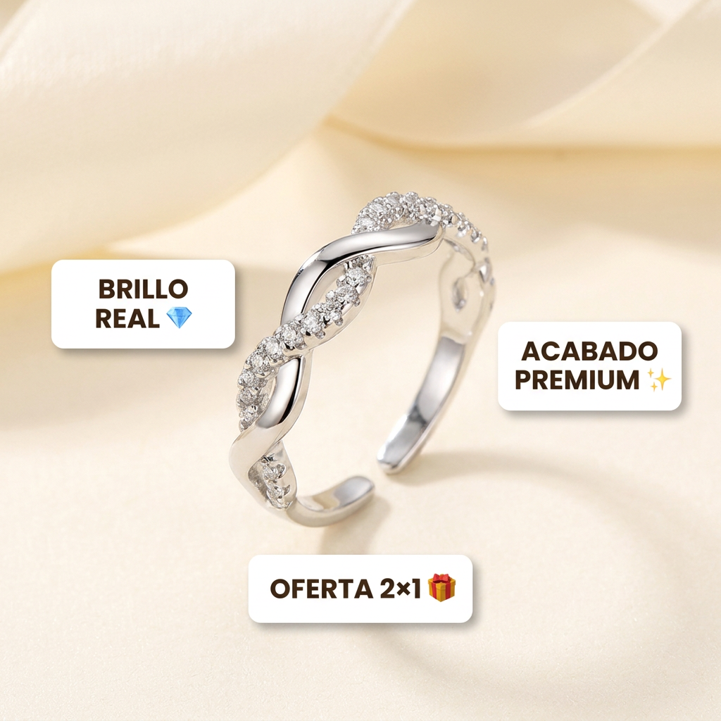 Anillo Brillante de Circonitas – Luce Como Joya Fina Cada Día