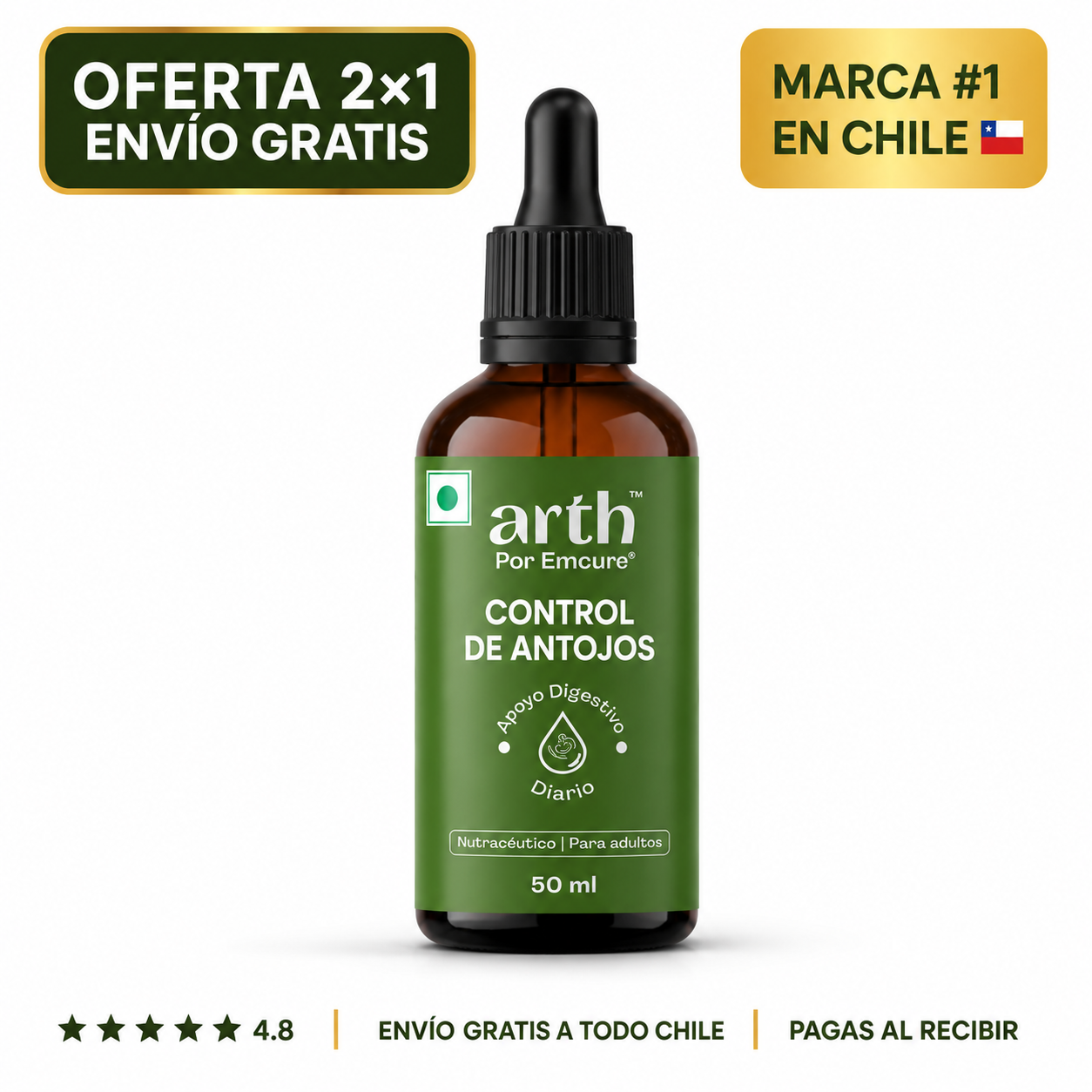 Control de Antojos™ | Gotas Naturales 50 ml