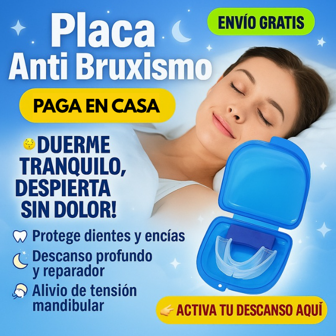 SleepGuard 3 en 1: Solución Total para Ronquidos, Bruxismo y Apnea