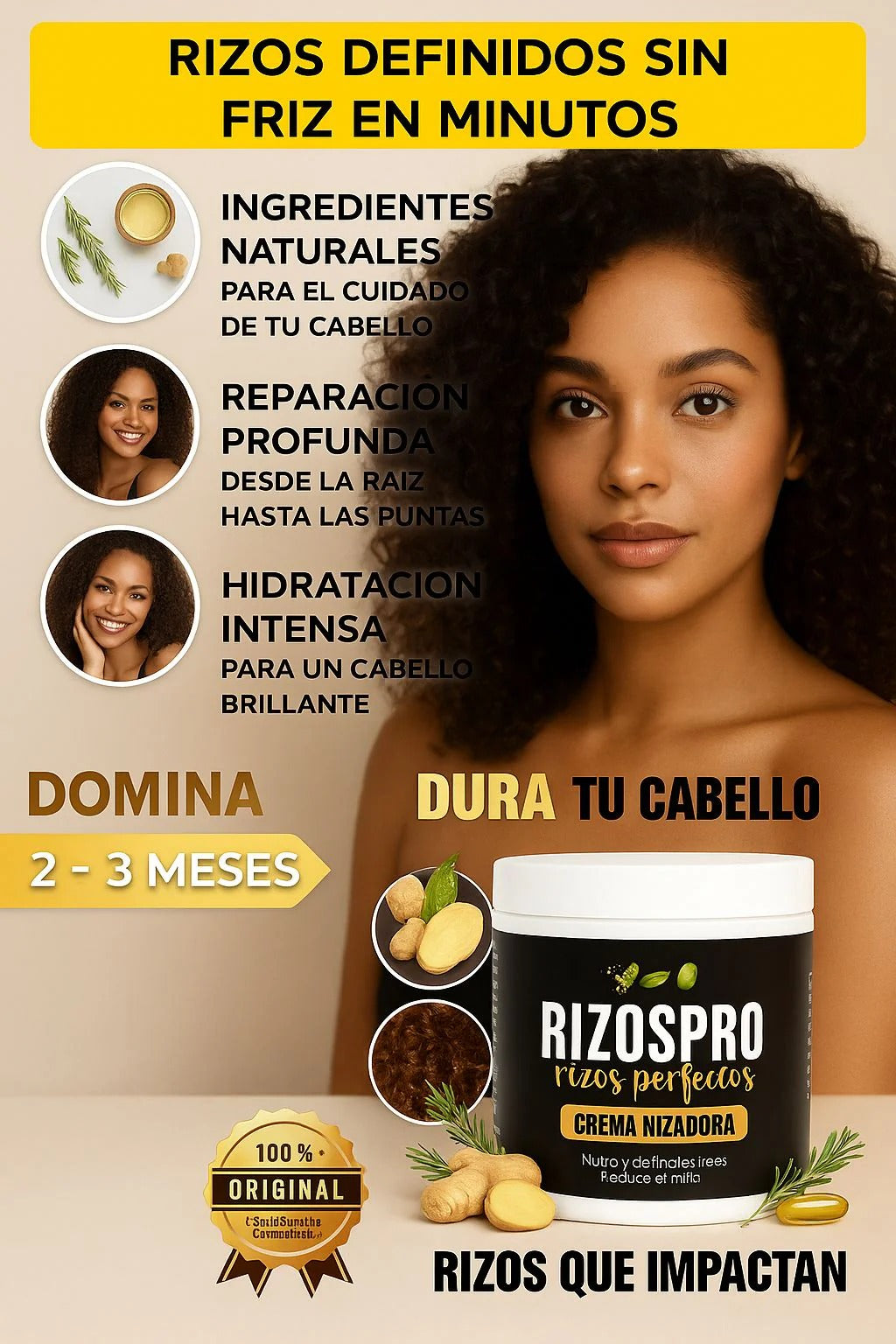 Crema Rizadora Con Definición RIZOS PRO