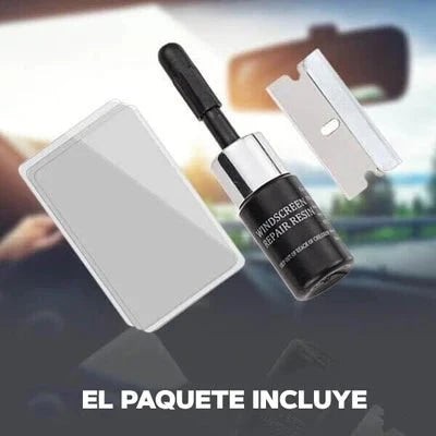 Líquido Reparador de Parabrisas — Sella Grietas en 20 Minutos