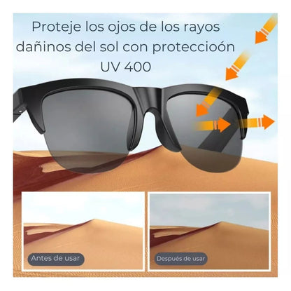 Gafas Inteligentes Touch con Bluetooth y Micrófono