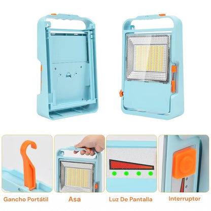 Kit Solar Multifuncional (Panel Solar + Cargador Celular + Iluminación)