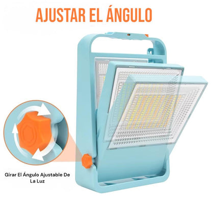 Kit Solar Multifuncional (Panel Solar + Cargador Celular + Iluminación)