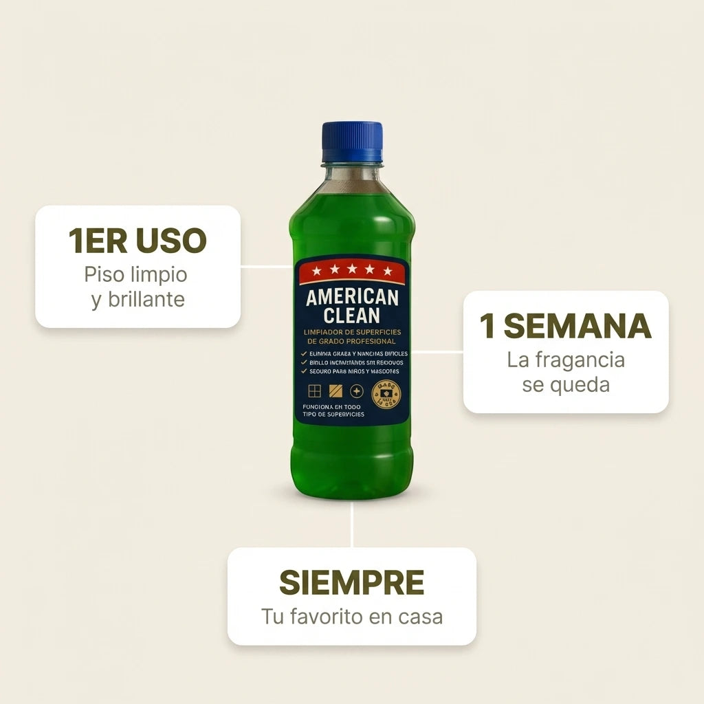 American Clean | El Limpiador que SÍ Elimina la Suciedad Difícil