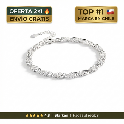 Pulsera Trébol de la Suerte de Plata 925
