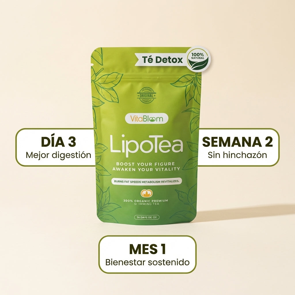 Té Detox LipoTea | Menos Hinchazón y Más Energía