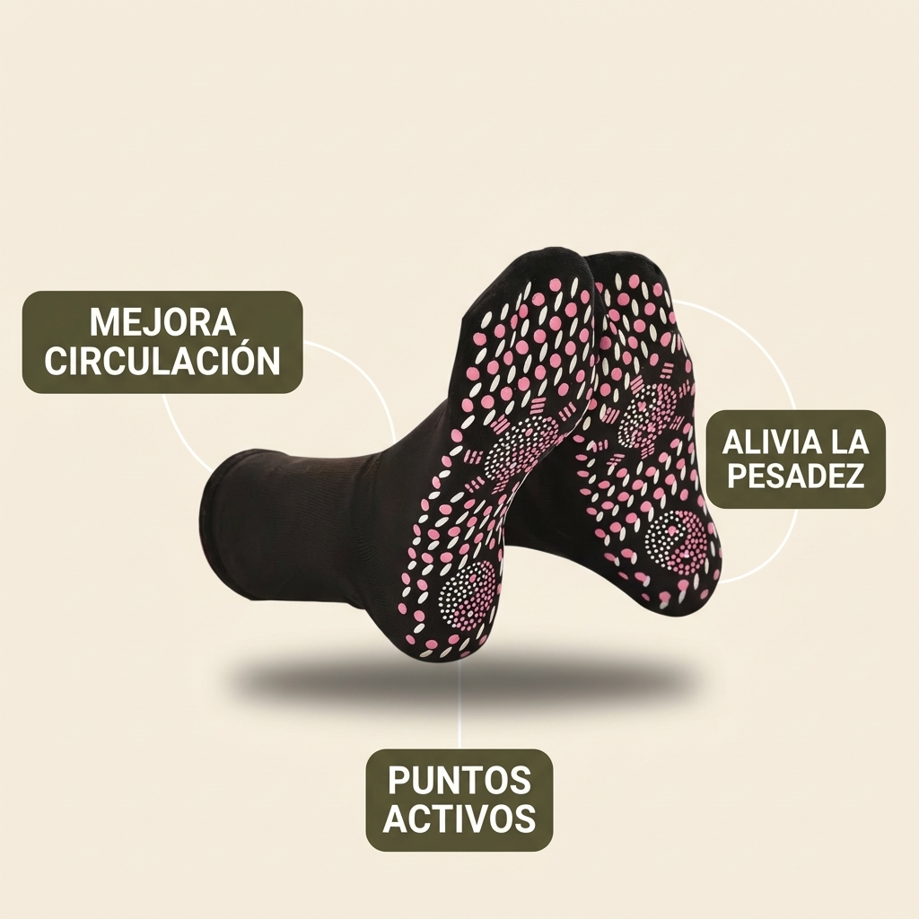Calcetines de Acupresión | Alivio para Varices e Hinchazón
