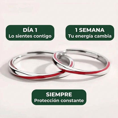 Anillo de Hilo Rojo Ajustable | Protección y Buena Suerte