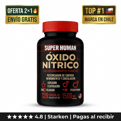 Óxido Nítrico | Más Energía y Rendimiento Masculino