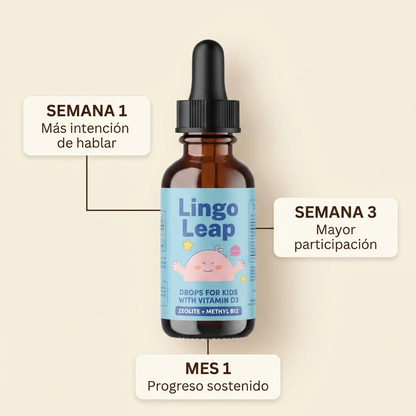 Lingo Leap Gotas Niños | Apoya el Desarrollo del Habla