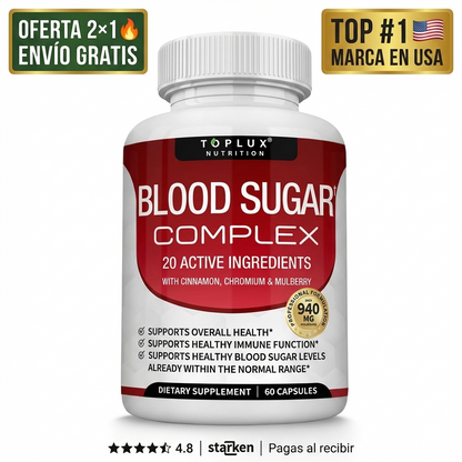 Blood Sugar Complex | Equilibrio Natural Para Tu Bienestar