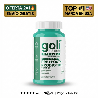 Suplemento Probióticos 3 en 1 -- Equilibra Tu Intestino