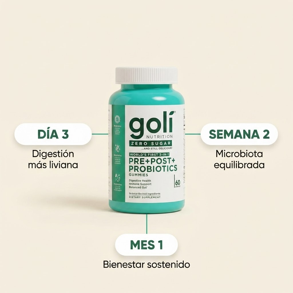 Suplemento Probióticos 3 en 1 -- Equilibra Tu Intestino