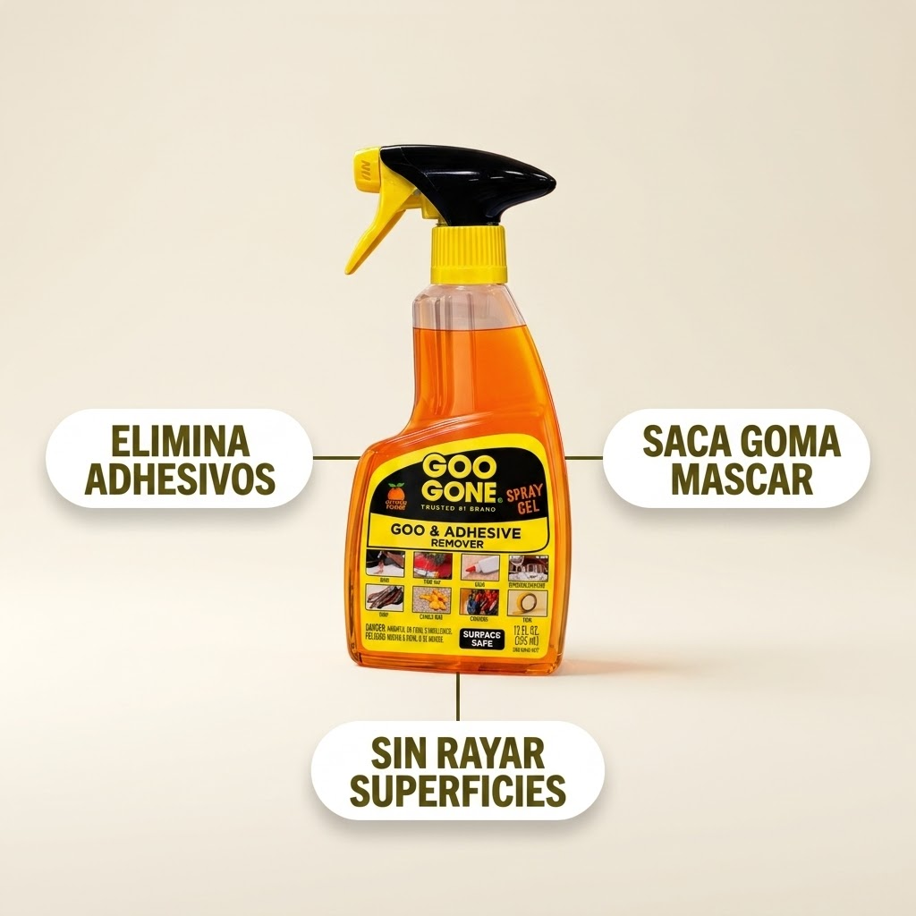 Goo Gone Gel – Elimina Adhesivos y Manchas Difíciles