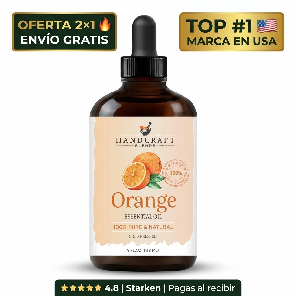 Aceite Esencial de Naranja Puro – Aromaterapia y Hogar Natural