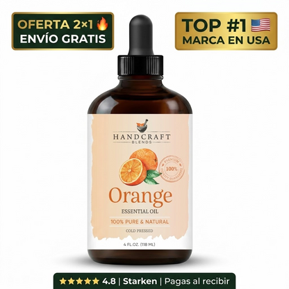 Aceite Esencial de Naranja Puro – Aromaterapia y Hogar Natural