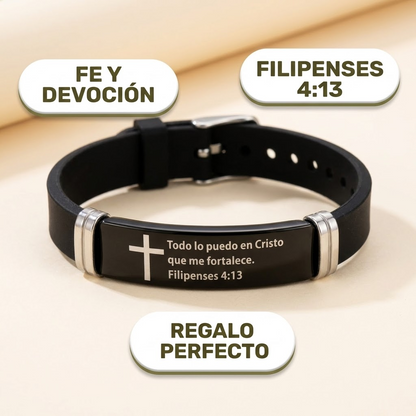Pulsera Filipense – Fe y Fortaleza con Filipenses 4:13