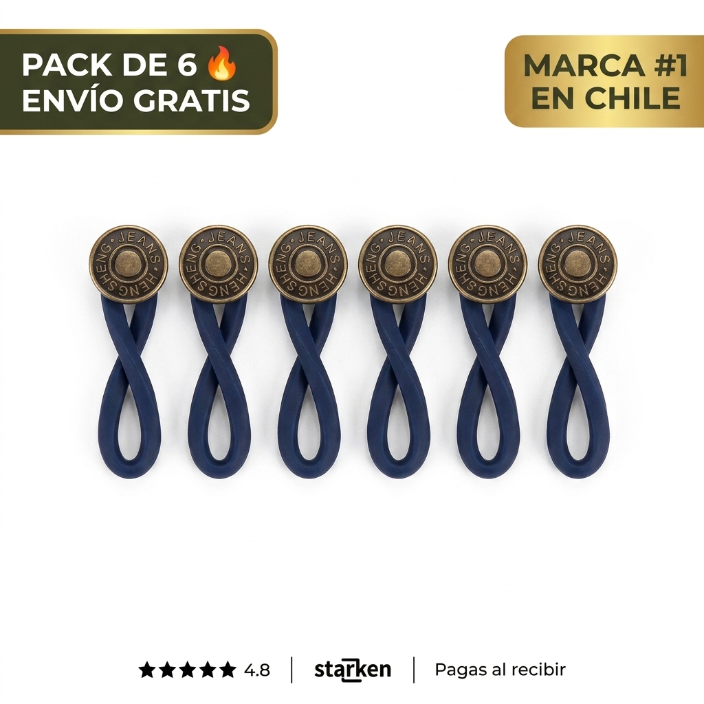 Extensor De Botón Para Pantalón – Cintura Más Cómoda