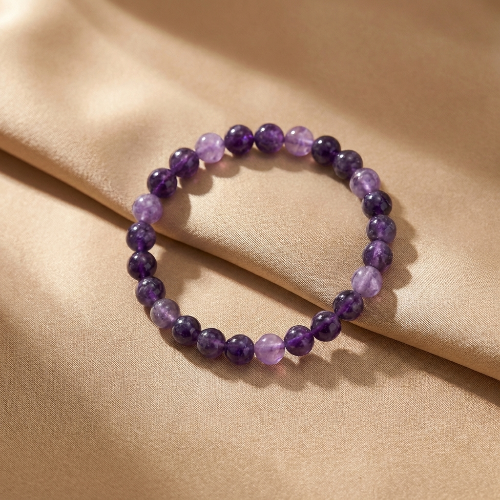 Pulsera Amatista Piedras Naturales OFERTA 2x1