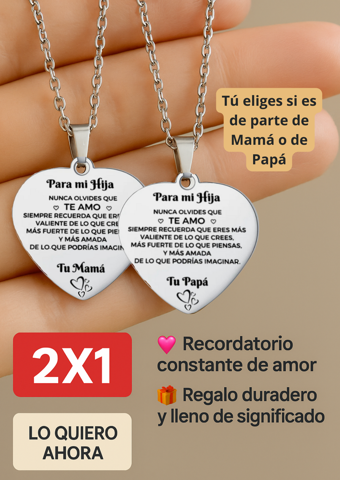 Collar Para Mi Hija – Llévate 2x1 Hoy