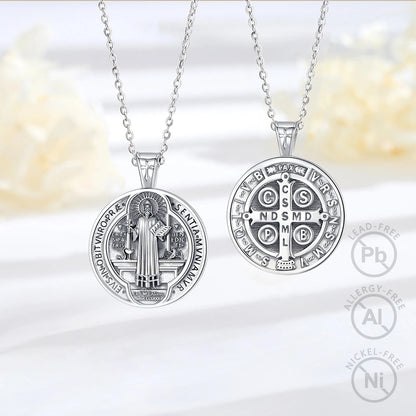 Collar San Benito 2x1 | Símbolo de Fé y Protección Espiritual