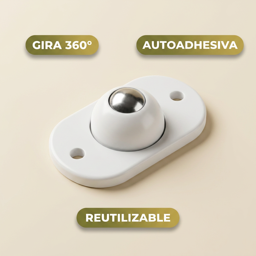 Ruedas Adhesivas Para Muebles Pack 8 – Mueve Sin Esfuerzo