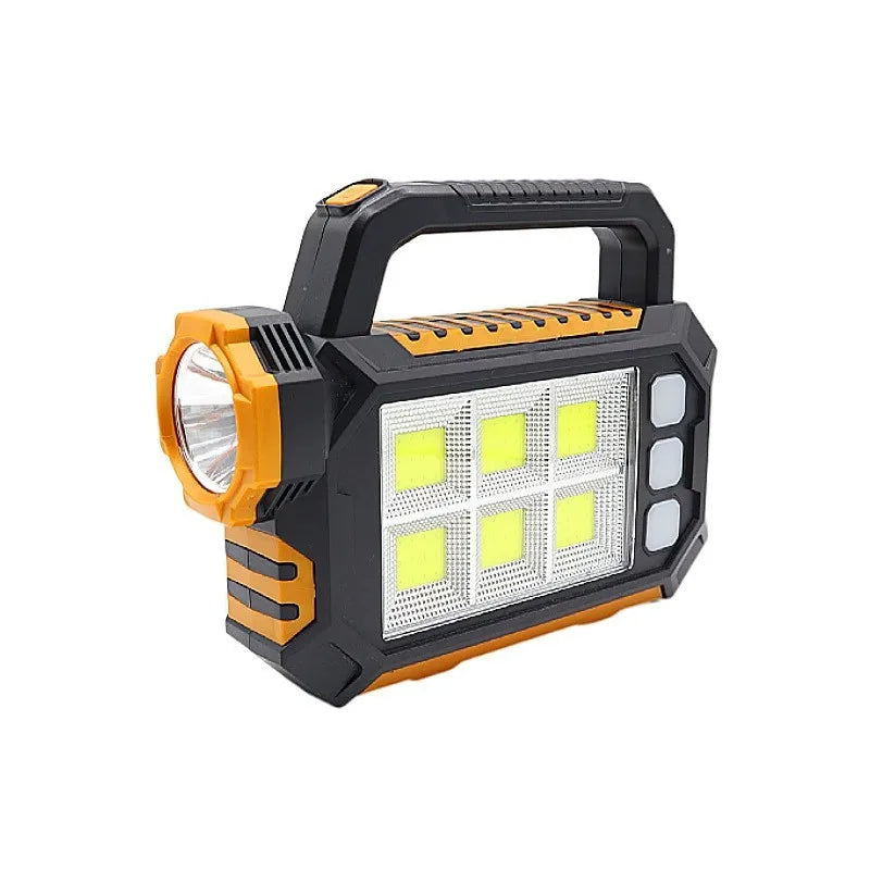 Linterna Solar De Mano Con Cargador de Celular