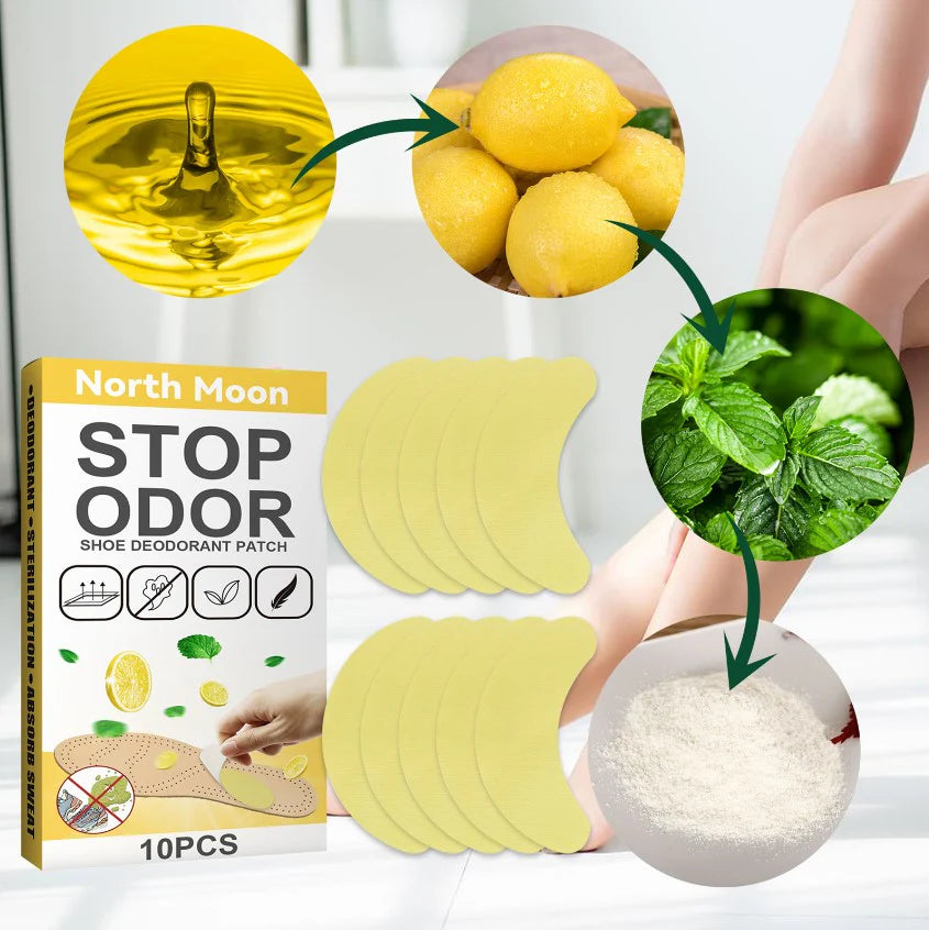 Parches para el mal olor de los pies (10 parches en total)