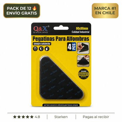Adhesivo Antideslizante Para Alfombras – Pack 12