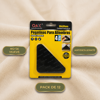 Adhesivo Antideslizante Para Alfombras – Pack 12