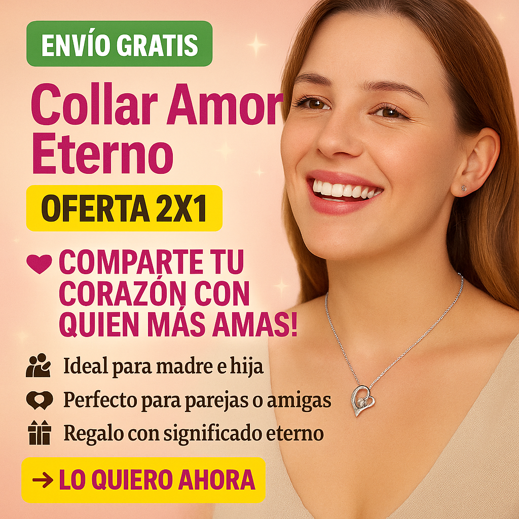 Collar Amor Eterno Un lazo que trasciende el tiempo y la distancia (2x1)