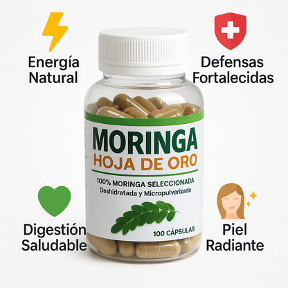 Moringa 100 cápsulas 100% Natural.