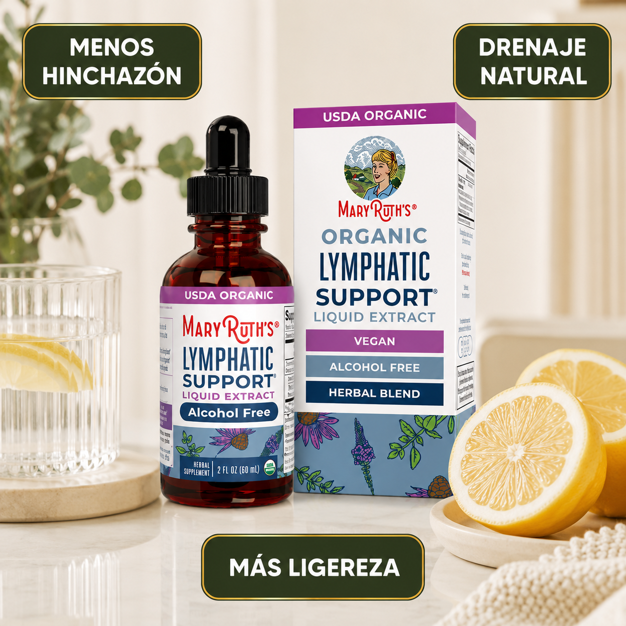 MaryRuth's Drenaje Linfático – Menos Hinchazón y Más Ligereza