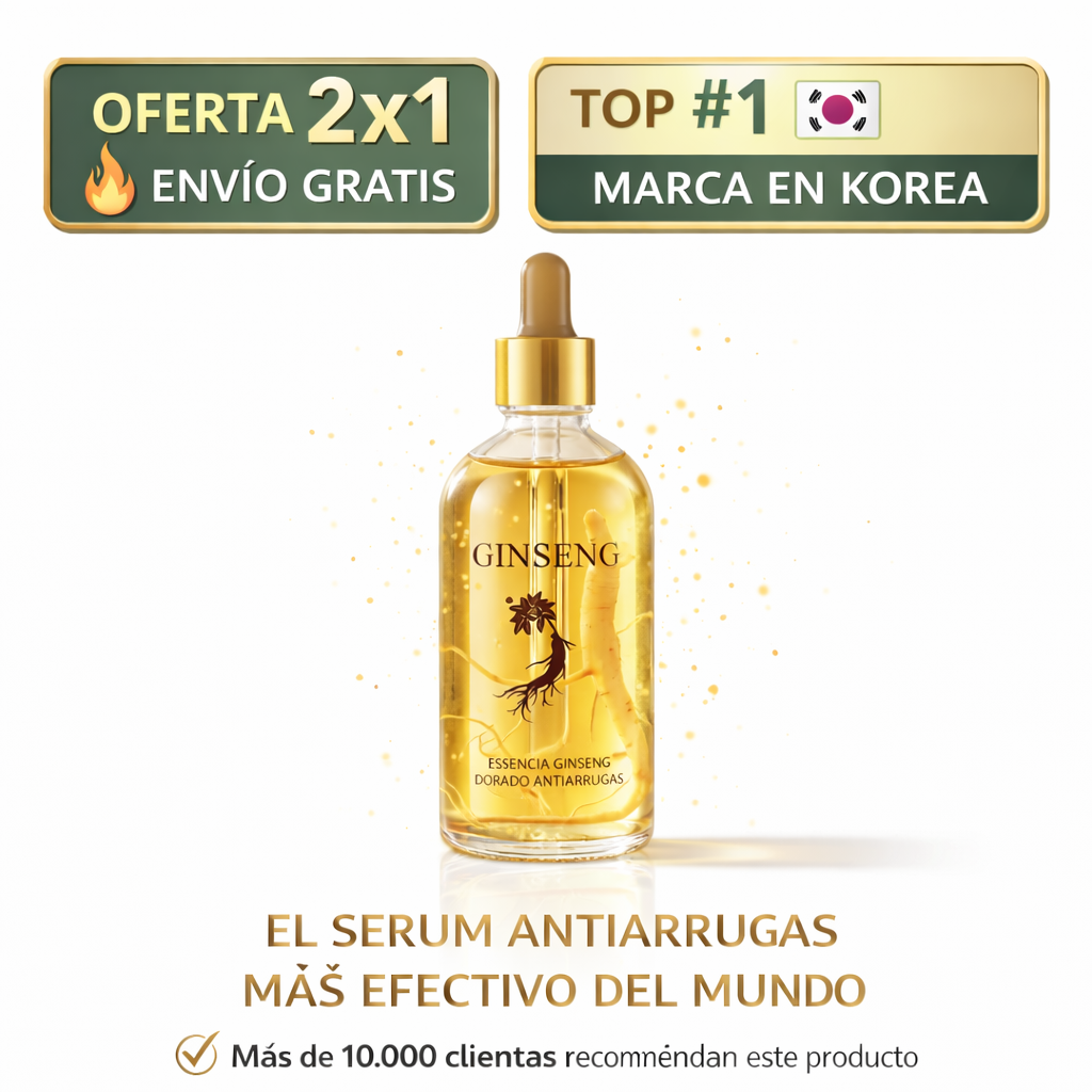 Serum Ginseng Elixir Antiarrugas