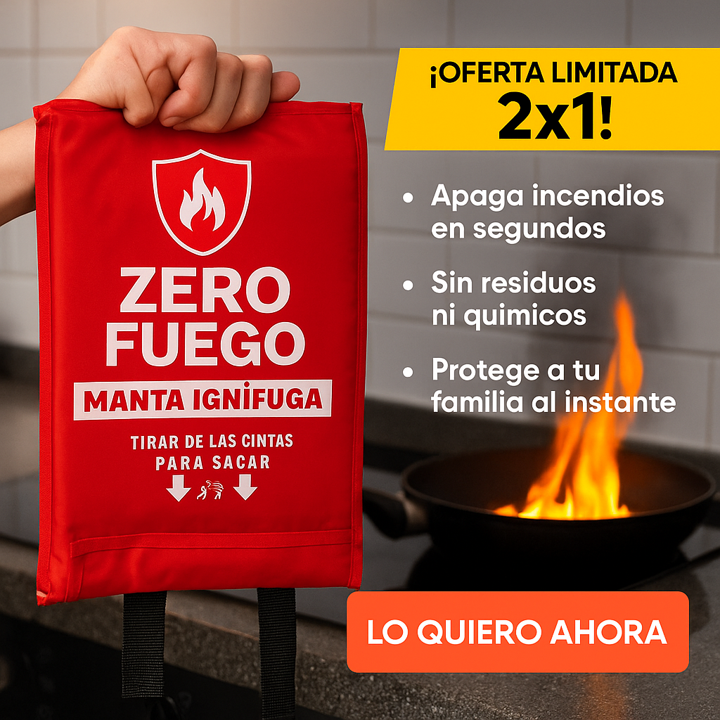 ZeroFuego Protección instantánea para tu hogar y tu familia | 2x1