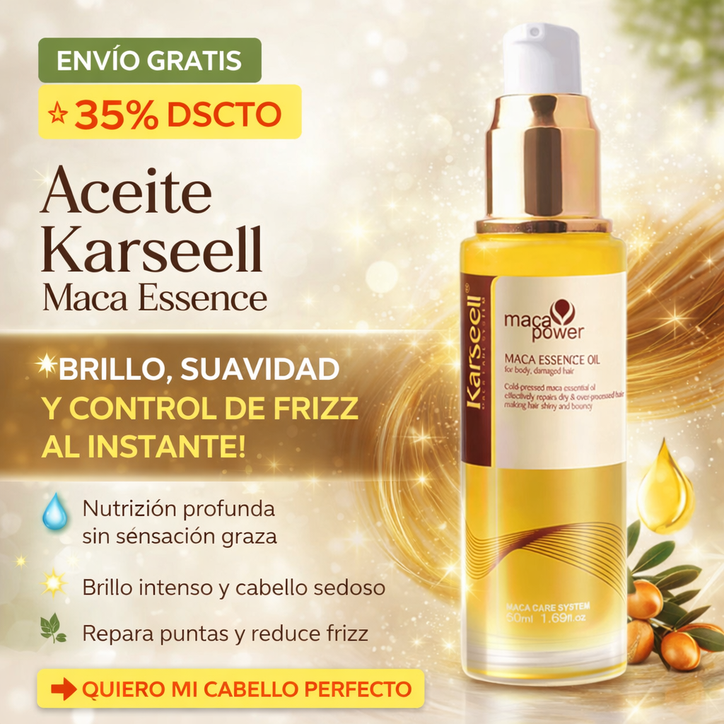 Sérum de Aceite de Maca 50 ml "Reparación al Instante"