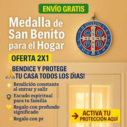 Medalla de Protección del Hogar San Benito PROMOCION 2X1