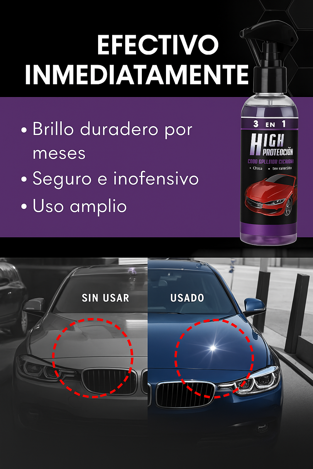 RECUBRIMIENTO CERAMICO VEHICULO 3 EN 1
