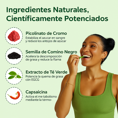 MOTO Metabolismo Mujer | 60 cápsulas