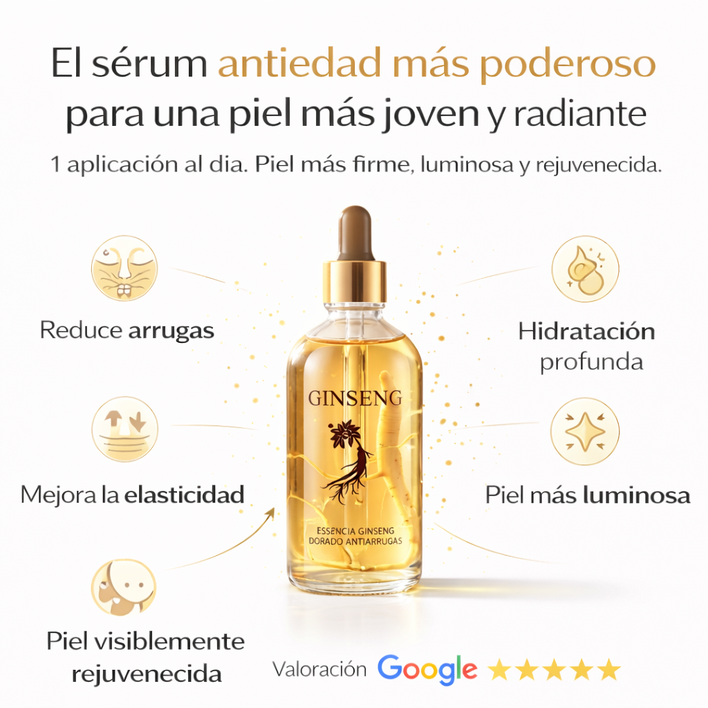 Serum Ginseng Elixir Antiarrugas