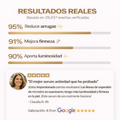Serum Élixir Dorado 24K con Baba de Caracol