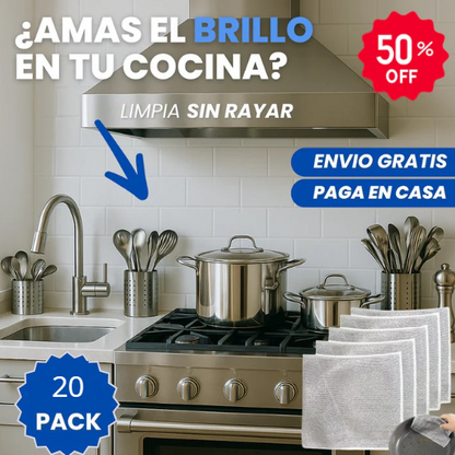 Pack 20 paños de limpieza