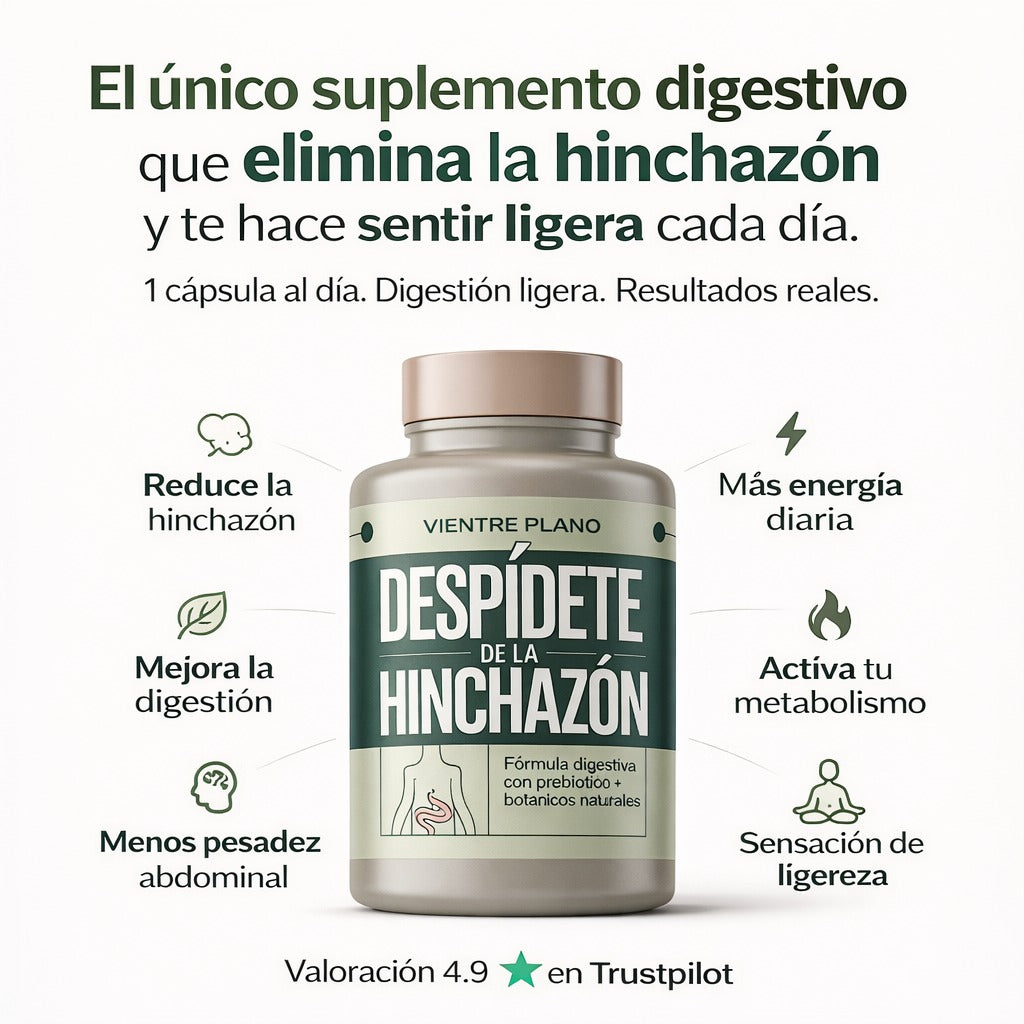 Vientre Plano | Despídete de la Hinchazón Abdominal