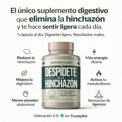 Vientre Plano | Despídete de la Hinchazón Abdominal