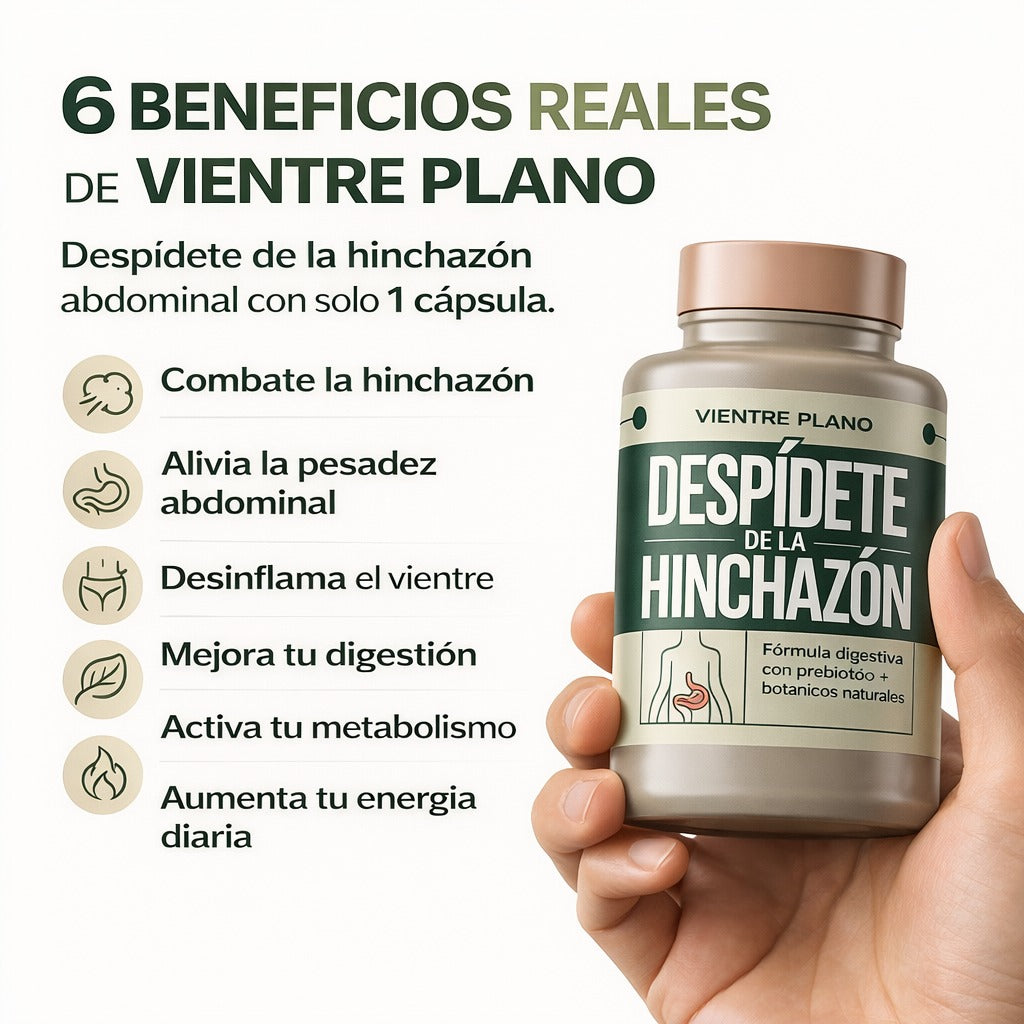 Vientre Plano | Despídete de la Hinchazón Abdominal